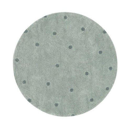 Washable Round Rugs Dot