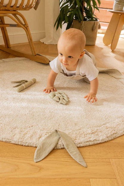 Washable Rug Bamboo Leaf