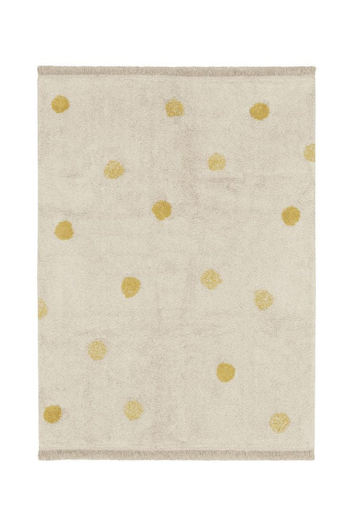 Washable Area Rug Hippy Dots