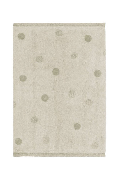 Washable Area Rug Hippy Dots