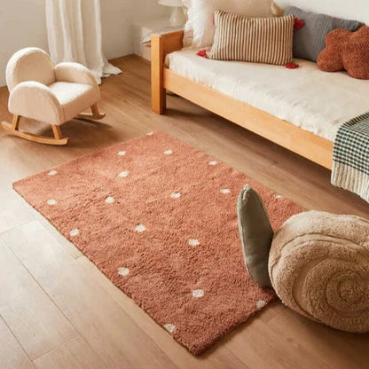 Washable Area Rugs Mini Dot