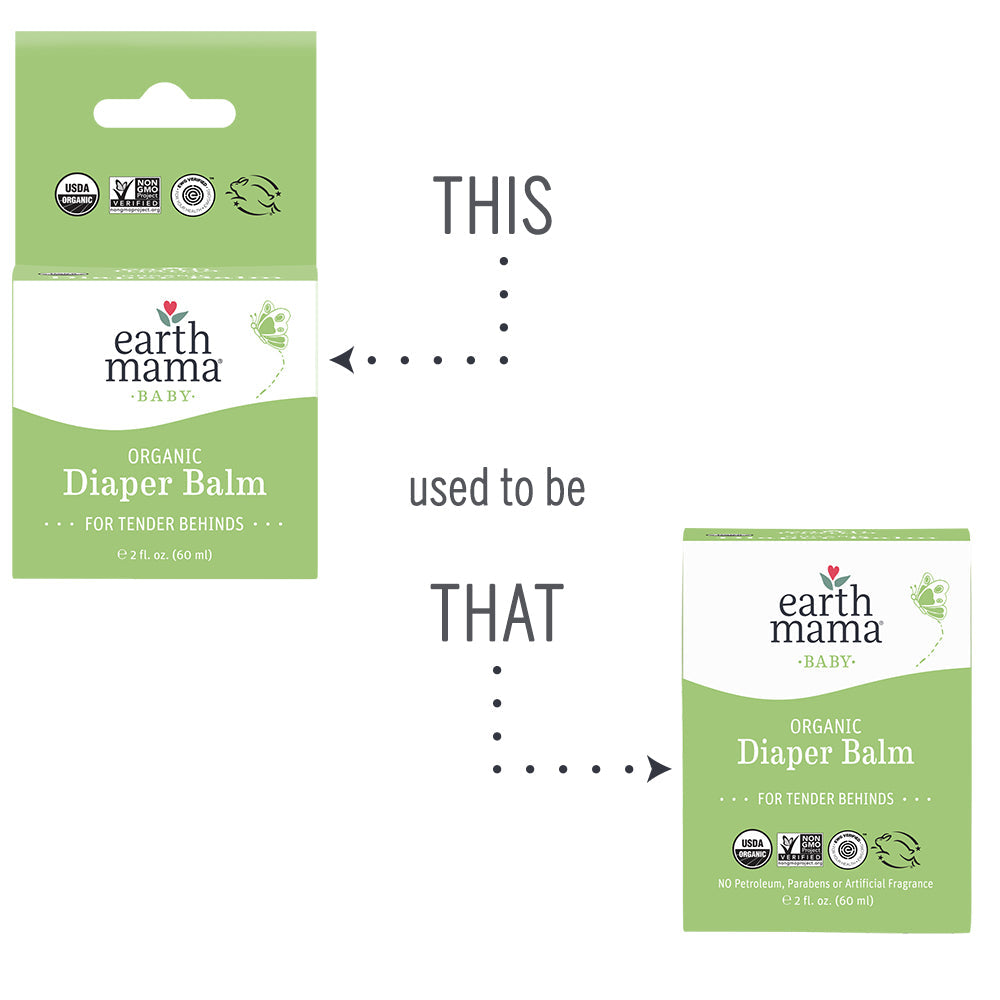 Earth Mama Organics Diaper Balm Babies in Bloom