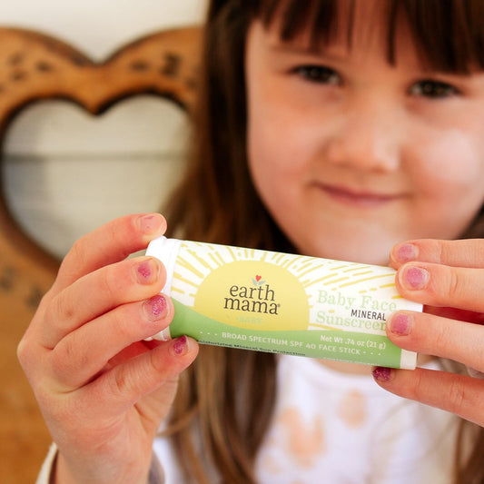 Earth Mama Organics Baby Mineral Sunscreen Face Stick