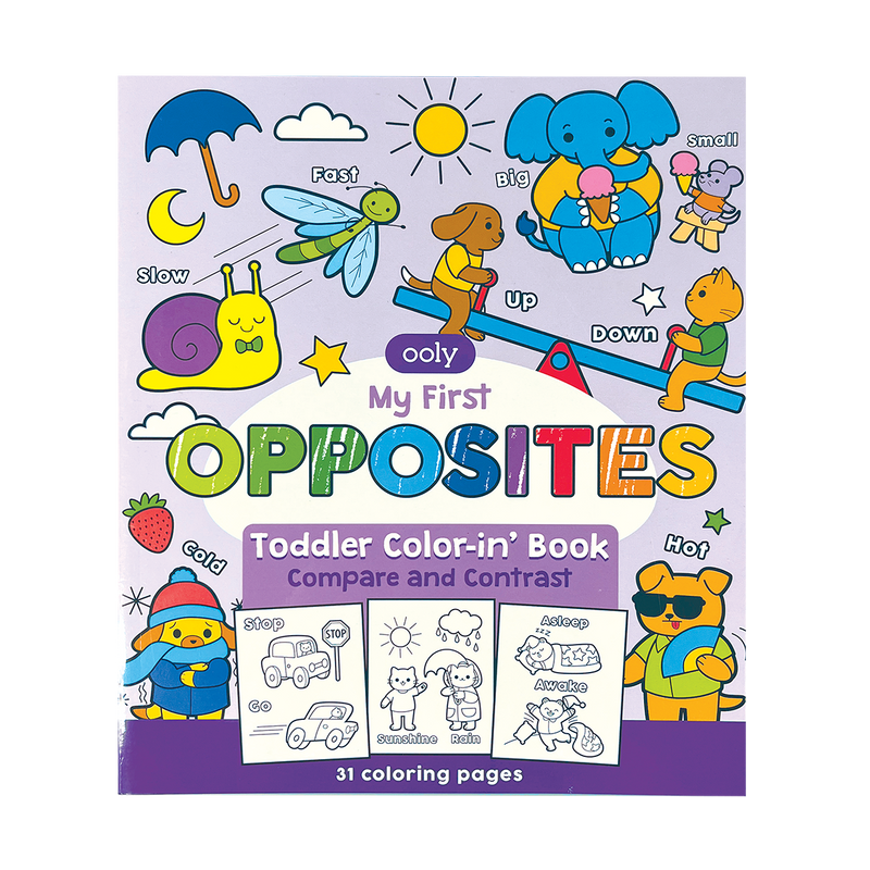 My First Opposites Toddler Coloring Book