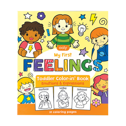 My First Feelings Toddler Coloring Book