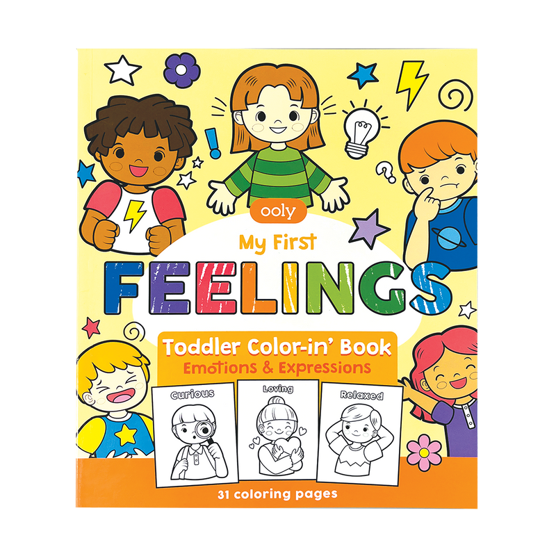 My First Feelings Toddler Coloring Book