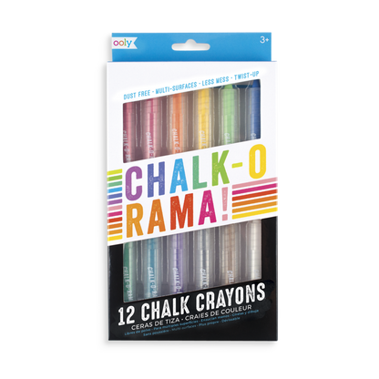 Chalk-O-Rama Dustless Chalk Crayons International Arrivals - Babies in Bloom