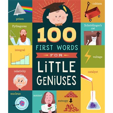 100 First Words for Little Geniuses Familius - Babies in Bloom