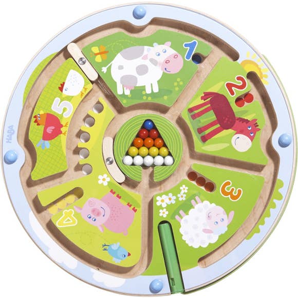 Number Maze Magnetic Game HABA - Babies in Bloom