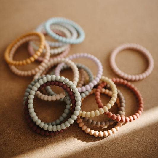 Mushie Pearl Teether Bracelets