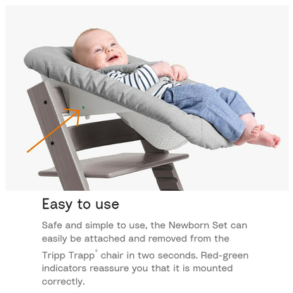 Stokke Tripp Trapp Chairs with Newborn Sets