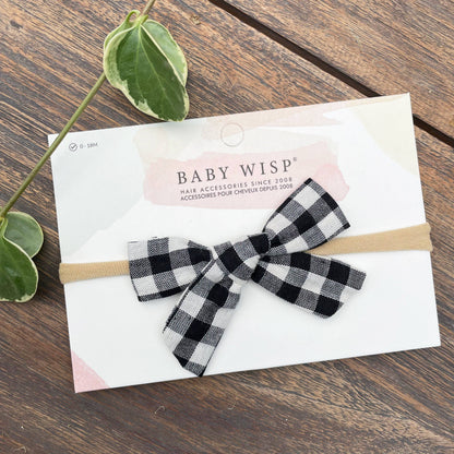 Baby Wisp Hand Tied Bow Headbands