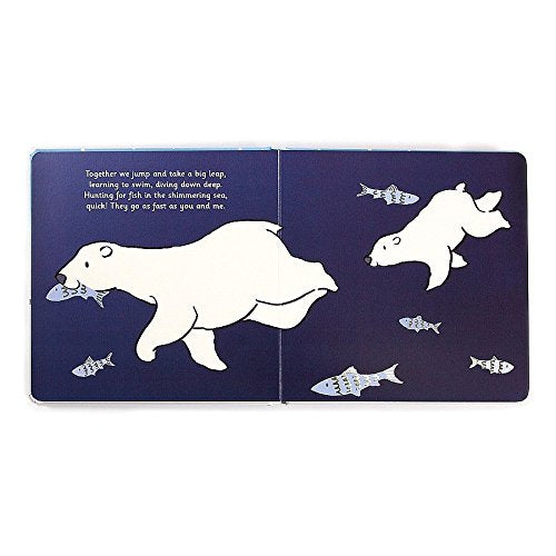 Jellycat Polar Bear Board Book Jellycat - Babies in Bloom