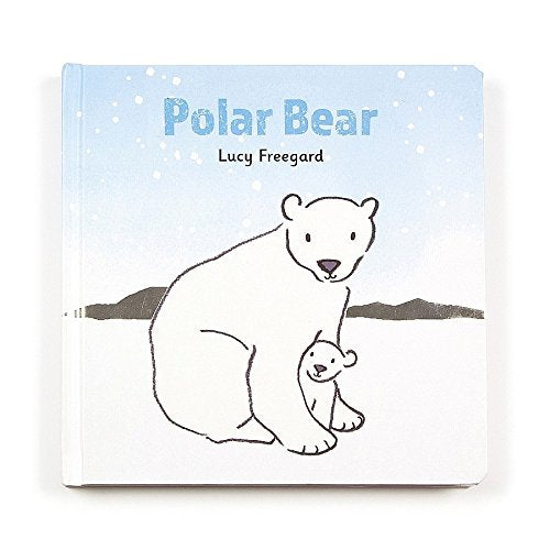Jellycat Polar Bear Board Book Jellycat - Babies in Bloom