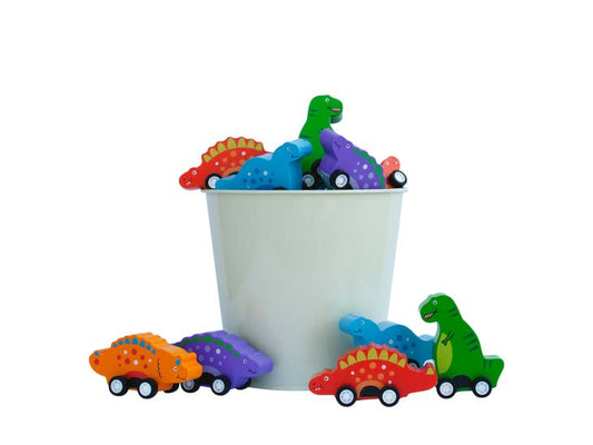 Pull Back Mini Dino Racers