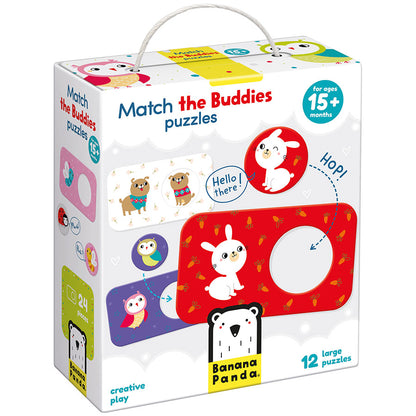 Banana Panda Match the Buddies Puzzles