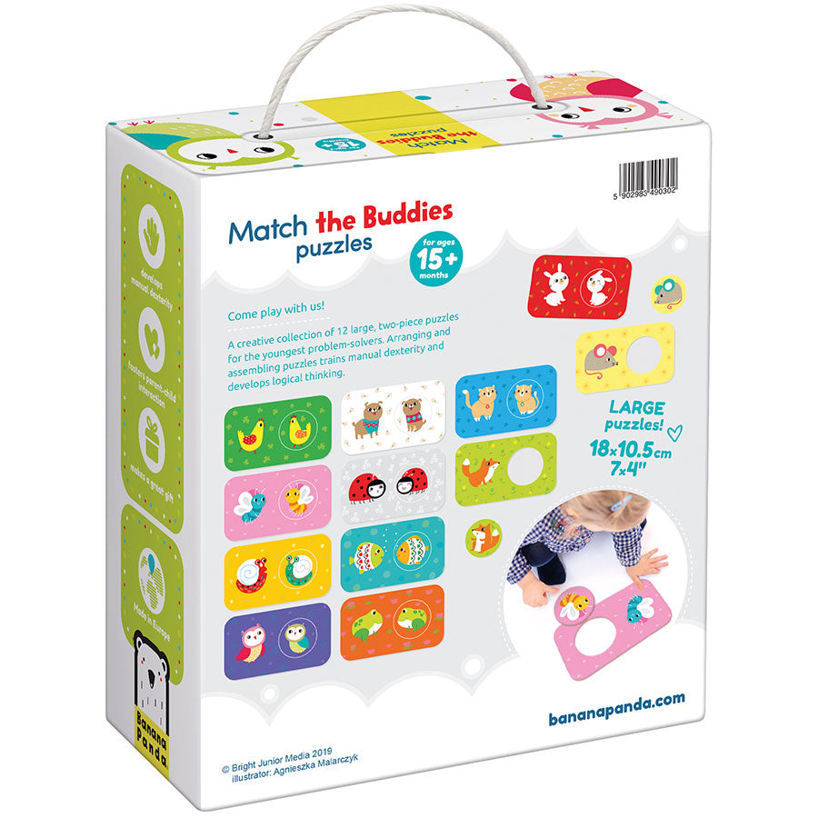 Banana Panda Match the Buddies Puzzles