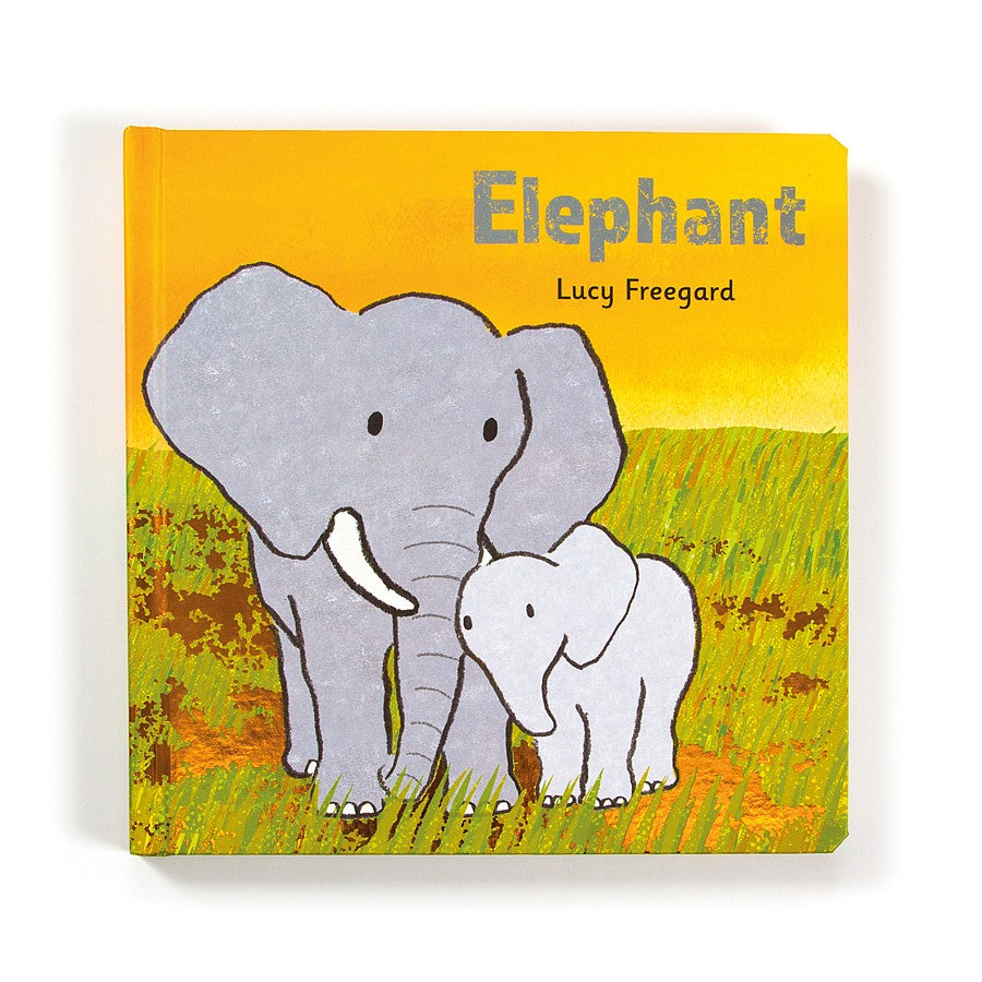 Jellycat Elephant Board Book Jellycat - Babies in Bloom