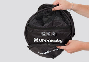 UPPAbaby Cabana Infant Car Seat Shade - Jake (Black) UPPAbaby - Babies in Bloom