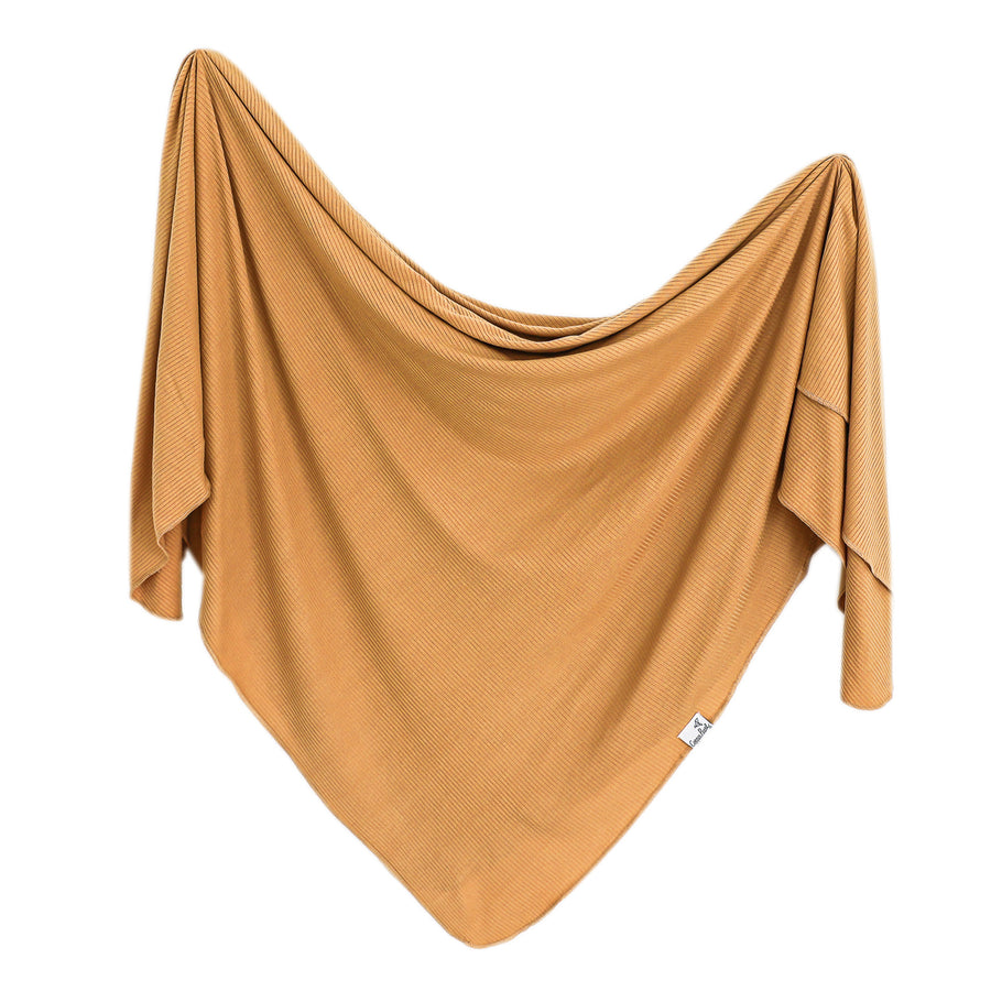 Copper Pearl Knit Swaddle Blankets