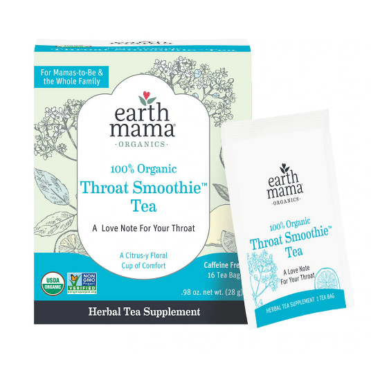 Earth Mama Organics Throat Smoothie Tea