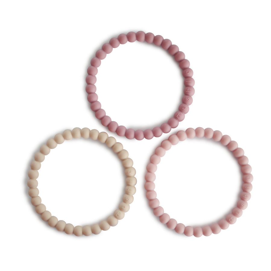 Mushie Pearl Teether Bracelets