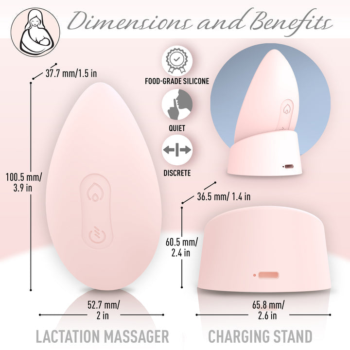 Lumama Pro Warming Lactation Massager