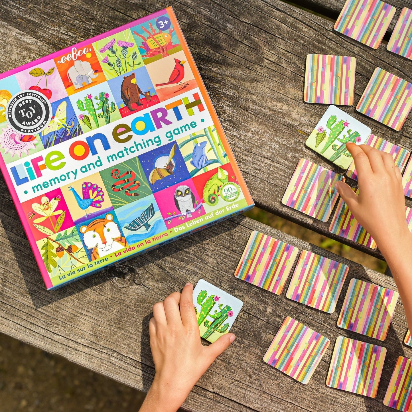 eeBoo Life on Earth Memory & Matching Game