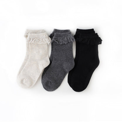 Lace Midi Sock 3-pack