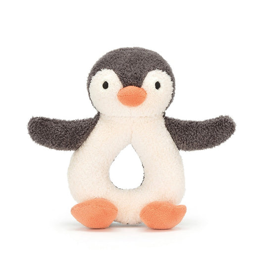 Jellycat Pippet Penguin Ring Rattle Jellycat - Babies in Bloom