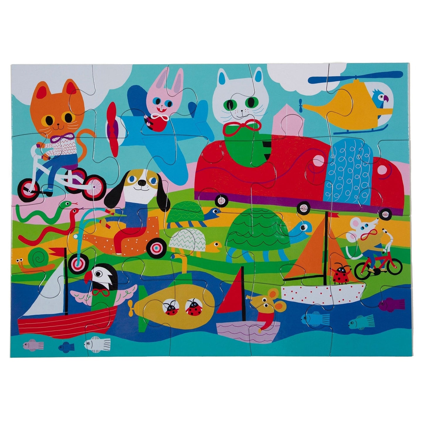 Eeboo 20 Piece Puzzles