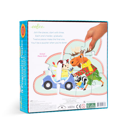 Eeboo Ready to Grow Progressive Puzzles