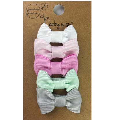 Baby Wisp Charlotte Bow Snap Clip Sets