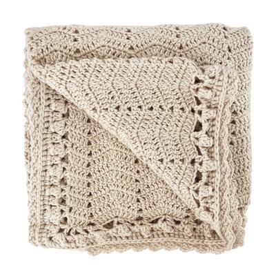 OB Designs Artisan Crocheted Baby Blanket