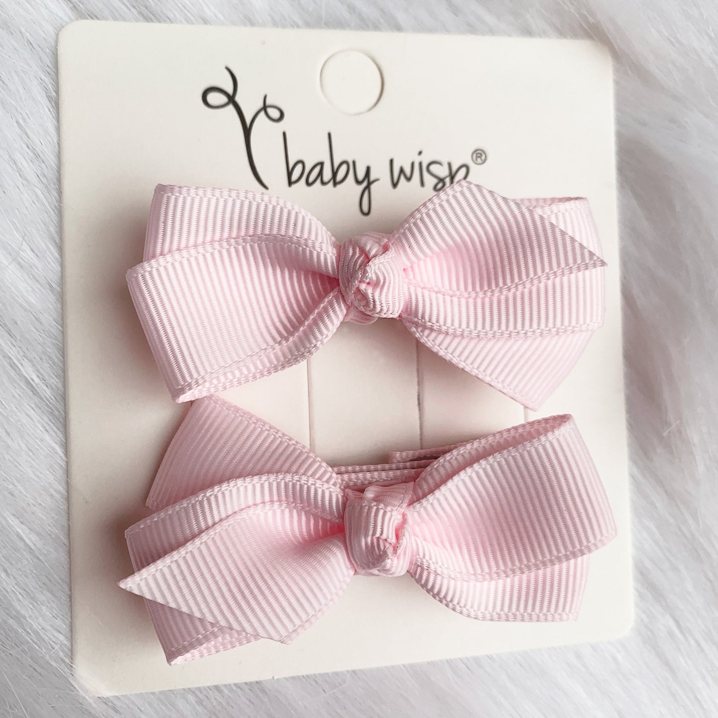 Baby Wisp Alligator Clip Pigtail Bows