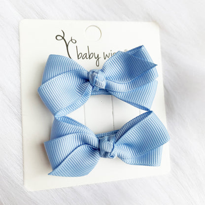 Baby Wisp Alligator Clip Pigtail Bows