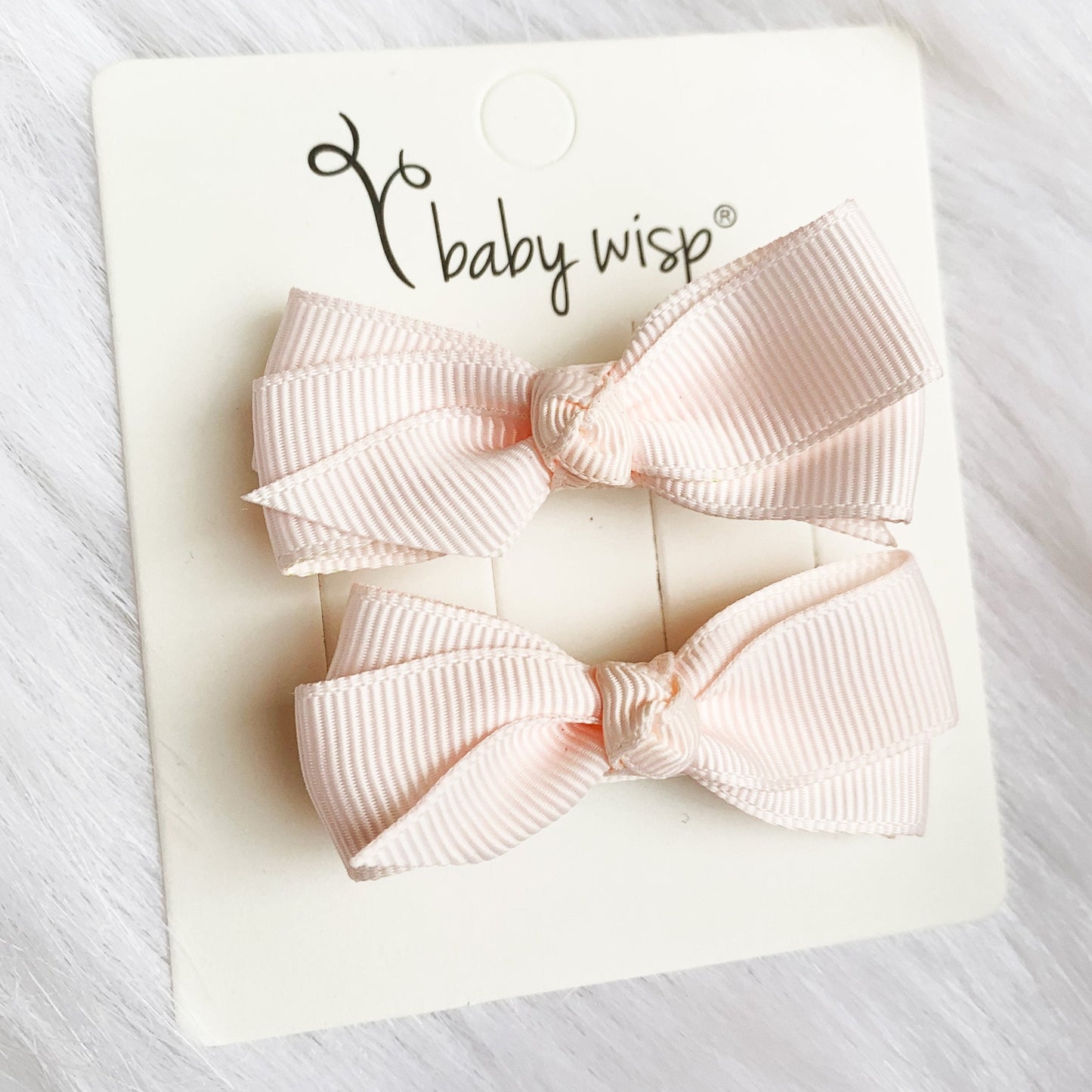 Baby Wisp Alligator Clip Pigtail Bows