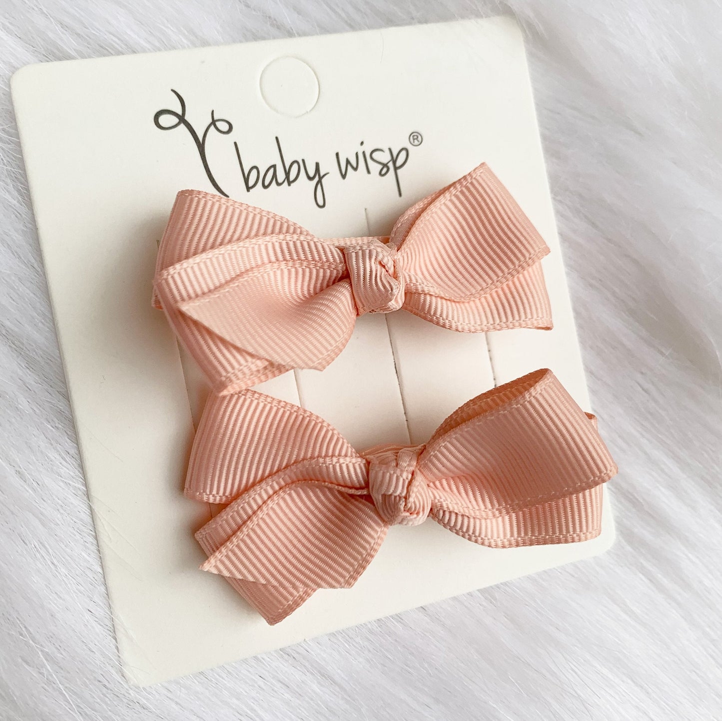 Baby Wisp Alligator Clip Pigtail Bows