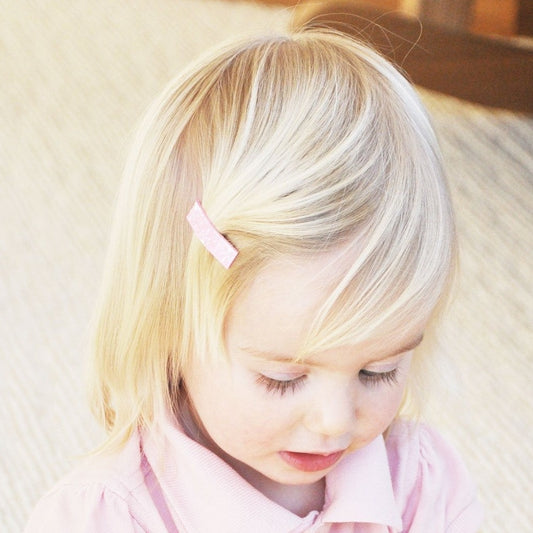 Baby Wisp Snap Ribbon Hair Clip Sets