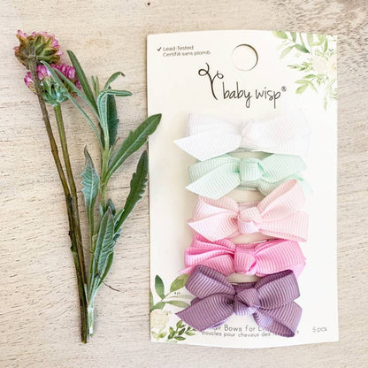 Baby Wisp Chelsea Boutique Bow Snap Clip Sets