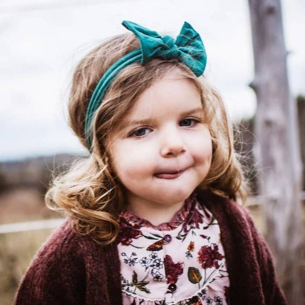 Baby Wisp Headwrap Nylon Bow Headbands