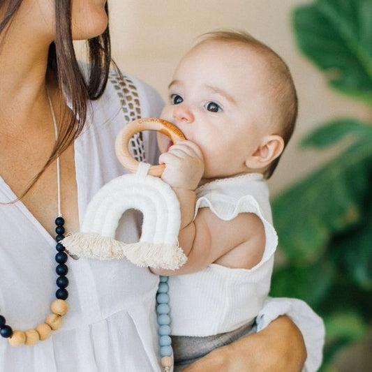 Macrame Rainbow Teethers