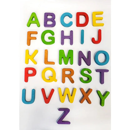 BeginAgain Jumbo A-Z Wooden Letters