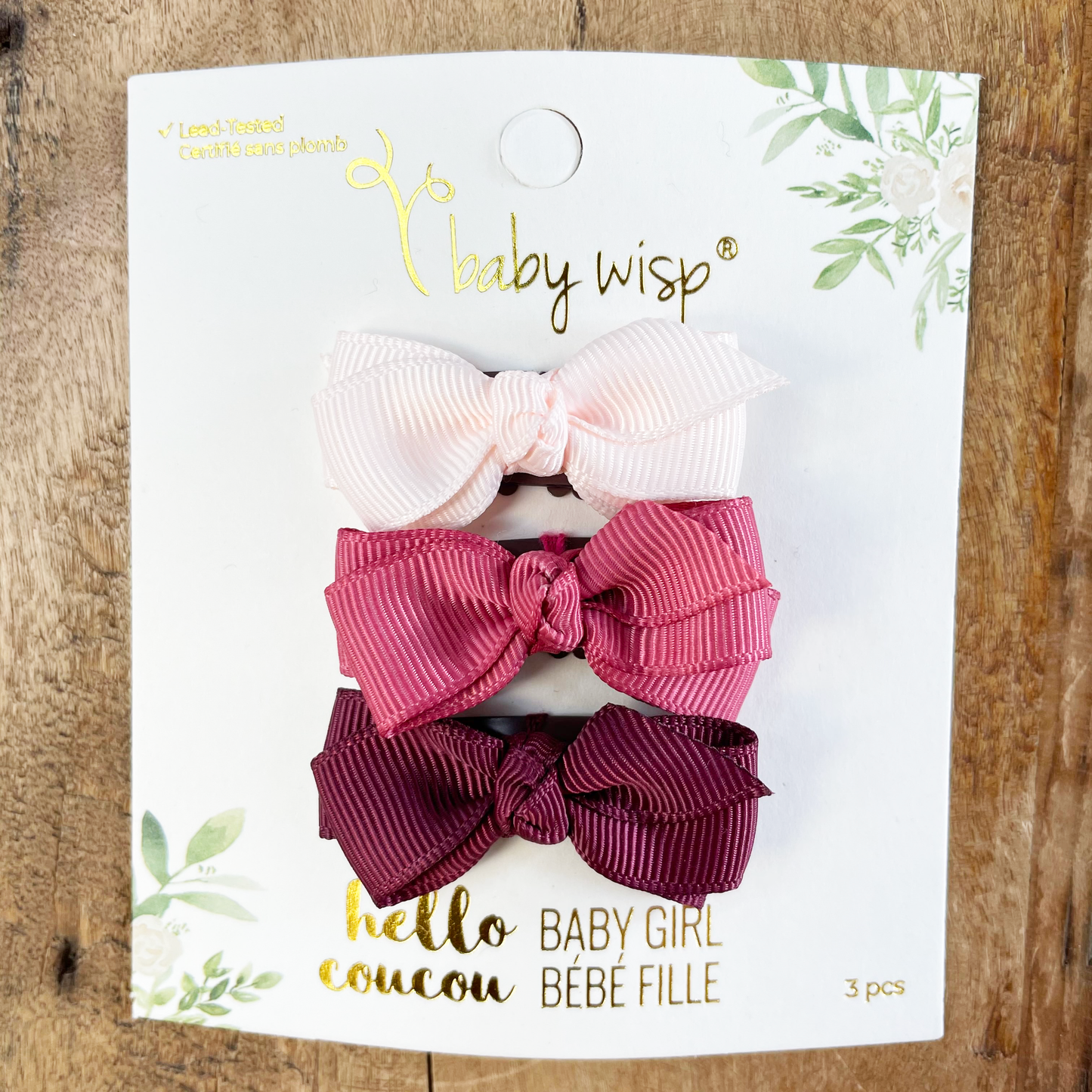 Baby Wisp Aiyanna Wisp Clip Hair Bow Sets