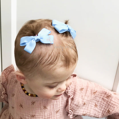 Baby Wisp Alligator Clip Pigtail Bows