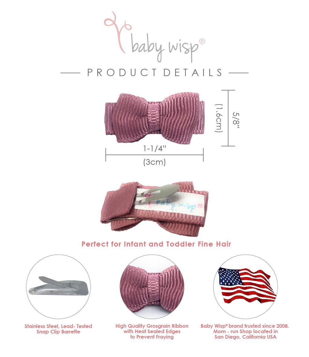 Baby Wisp Mini Tuxedo Snap Clip Sets