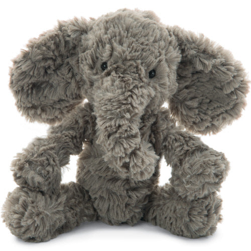 Jellycat Squiggles Grey Elephant