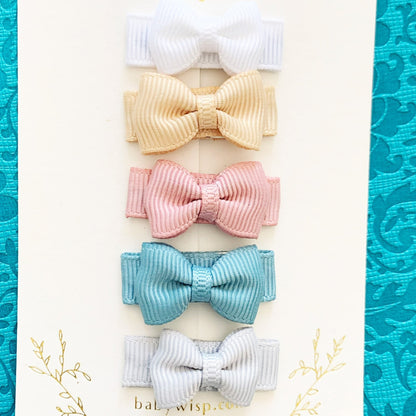 Baby Wisp Mini Tuxedo Snap Clip Sets