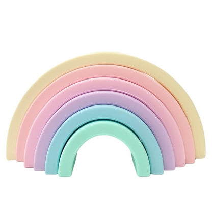 Sugar + Maple Silicone Stacking Rainbows