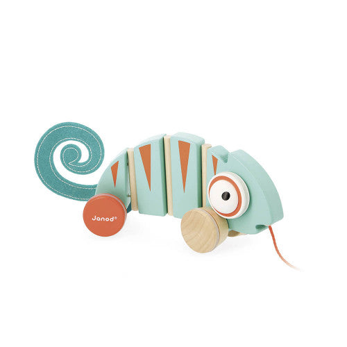 Tropik Pull Along Chameleon